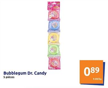 Promotions Bubblegum dr. candy - Produit Maison - Action - Valide de 16/11/2022 à 22/11/2022 chez Action