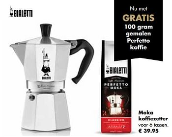 Promoties Moka koffiezetter - Bialetti - Geldig van 21/11/2022 tot 24/12/2022 bij Multi Bazar