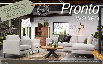 Promoties Fauteuil denso - Huismerk - Pronto Wonen - Geldig van 20/11/2022 tot 11/12/2022 bij Pronto Wonen