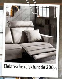Elektrische relaxfunctie-Huismerk - Pronto Wonen