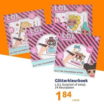 Promoties Glitterkleurboek - LOL Surprise - Geldig van 19/10/2022 tot 25/10/2022 bij Action