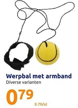 Promoties Werpbal met armband - Huismerk - Action - Geldig van 19/10/2022 tot 25/10/2022 bij Action