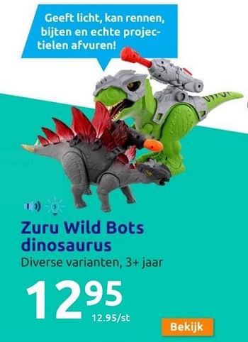Promoties Zuru wild bots dinosaurus - Zuru - Geldig van 19/10/2022 tot 25/10/2022 bij Action