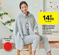 Geschenkdoos met sjaalplaid-Huismerk - Carrefour 