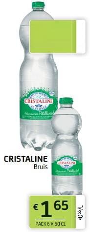 Promoties Cristaline bruis - Cristaline - Geldig van 02/12/2022 tot 15/12/2022 bij BelBev