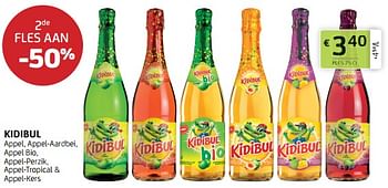 Promotions Kidibul appel, appel-aardbei, appel bio, appel-perzik, appel-tropical + appel-kers - Kidibul - Valide de 02/12/2022 à 15/12/2022 chez BelBev