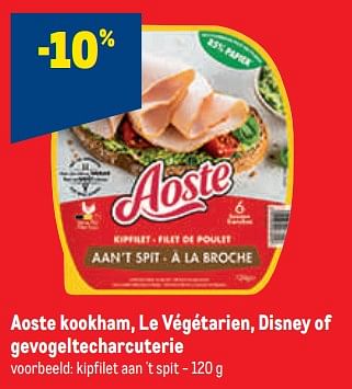 Promoties Aoste kipfilet aan `t spit -10% - Aoste - Geldig van 30/11/2022 tot 13/12/2022 bij Makro