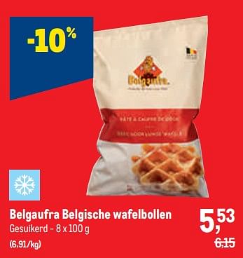 Promoties Belgaufra belgische wafelbollen - Belgaufra - Geldig van 30/11/2022 tot 13/12/2022 bij Makro