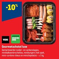 Gourmetschotel luxe -10%-Huismerk - Makro