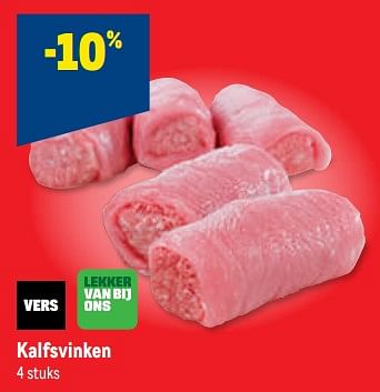 Promoties Kalfsvinken -10% - Huismerk - Makro - Geldig van 30/11/2022 tot 13/12/2022 bij Makro