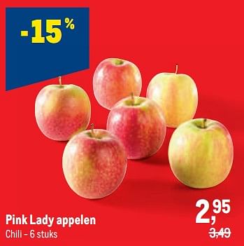 Promoties Pink lady appelen - Huismerk - Makro - Geldig van 30/11/2022 tot 13/12/2022 bij Makro