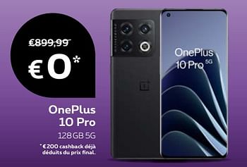 Promotions Oneplus 10 pro 128gb 5g - OnePlus - Valide de 17/11/2022 à 28/11/2022 chez Proximus