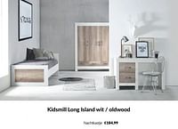 Kidsmill long island wit - oldwood nachtkastje-Kidsmill