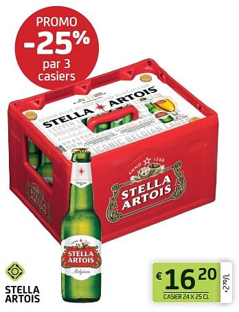 Promotions Stella artois - Stella Artois - Valide de 02/12/2022 à 15/12/2022 chez BelBev