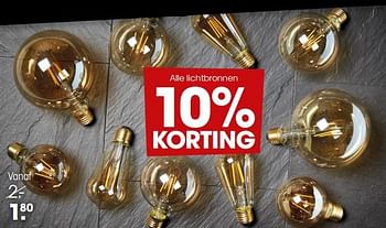 Promoties Alle lichtbronnen 10% korting - Huismerk - Kwantum - Geldig van 21/11/2022 tot 28/11/2022 bij Kwantum