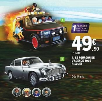 Playmobil Le Fourgon de l'Agence tous risques