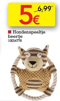 Promoties Hondenspeeltje beertje - Huismerk - Yess - Geldig van 22/11/2022 tot 28/11/2022 bij yess!