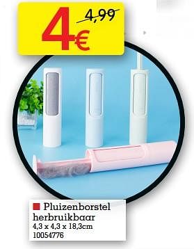 Promoties Pluizenborstel herbruikbaar - Huismerk - Yess - Geldig van 22/11/2022 tot 28/11/2022 bij yess!