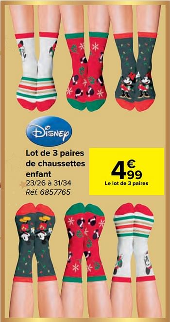 Chaussettes pour enfants 5 paires EU 23-26