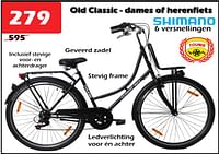 Old classic dames of herenfiets-Tounis