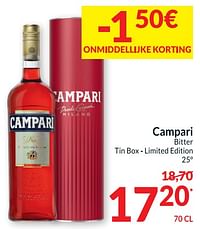 Campari bitter tin box - limited edition-Campari