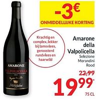 Amarone della valpolicella selezione morandini rood-Rode wijnen