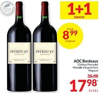 Aoc bordeaux château peyroulet médaille d`argent paris magnum-Rode wijnen