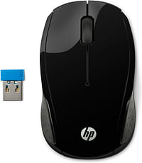 HP 200 Black Wireless Mouse-HP