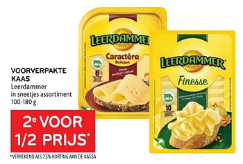 Promoties Voorverpakte kaas leerdammer 2e voor 1-2 prijs - Leerdammer - Geldig van 30/11/2022 tot 13/12/2022 bij Alvo