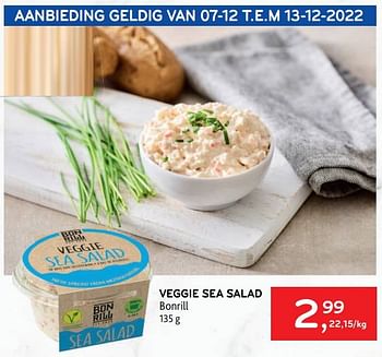 Promoties Veggie sea salad bonrill - Bonrill - Geldig van 07/12/2022 tot 13/12/2022 bij Alvo