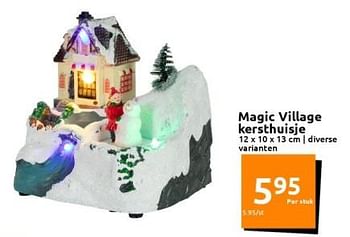 Promoties Magic village kersthuisje - Huismerk - Action - Geldig van 23/11/2022 tot 29/11/2022 bij Action
