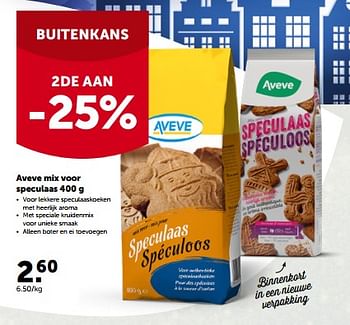 Promoties Aveve mix voor speculaas - Huismerk - Aveve - Geldig van 28/11/2022 tot 10/12/2022 bij Aveve