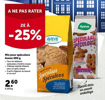 Promoties Mix pour spéculoos aveve - Huismerk - Aveve - Geldig van 28/11/2022 tot 10/12/2022 bij Aveve