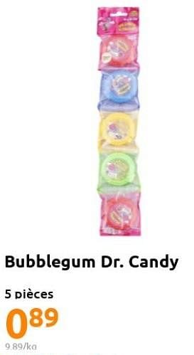 Promotions Bubblegum dr. candy - Dr. Candy - Valide de 23/11/2022 à 29/11/2022 chez Action