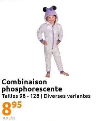 Promotions Combinaison phosphorescente - Produit Maison - Action - Valide de 23/11/2022 à 29/11/2022 chez Action