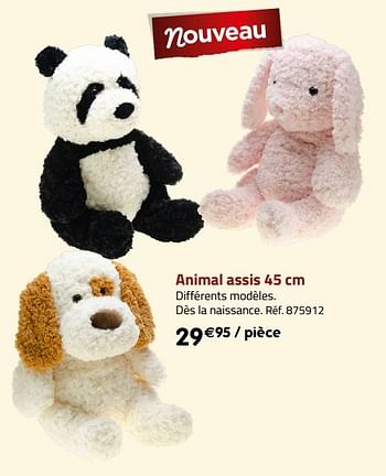 Promotions Animal assis - Soft Friends - Valide de 12/10/2022 à 04/12/2022 chez Géant Casino