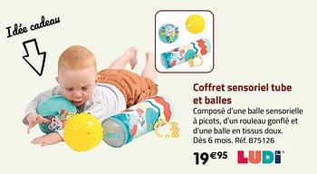 Promotions Coffret sensoriel tube et balles - Ludi - Valide de 12/10/2022 à 04/12/2022 chez Géant Casino