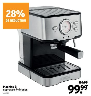 Promotions Machine à espresso princess - Princess - Valide de 23/11/2022 à 06/12/2022 chez Gamma