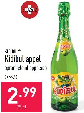 Promoties Kidibul appel - Kidibul - Geldig van 02/12/2022 tot 09/12/2022 bij Aldi