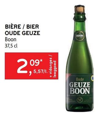 Promotions Bière oude geuze boon - Boon - Valide de 30/11/2022 à 13/12/2022 chez Alvo