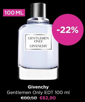 Promoties Givenchy gentlemen only edt - Givenchy - Geldig van 25/11/2022 tot 28/11/2022 bij ICI PARIS XL