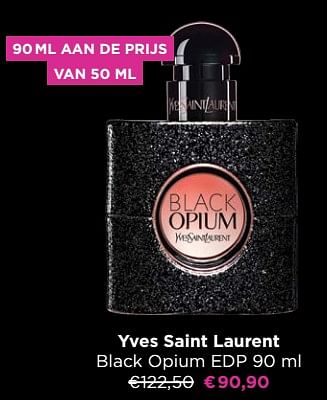 Promoties Yves saint laurent black opium edp - Yves Saint Laurent - Geldig van 25/11/2022 tot 28/11/2022 bij ICI PARIS XL