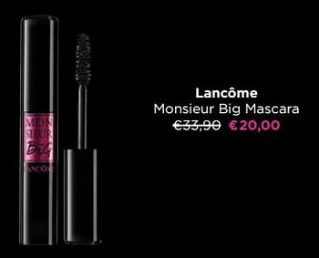 Promoties Lancôme monsieur big mascara - Lancome - Geldig van 25/11/2022 tot 28/11/2022 bij ICI PARIS XL