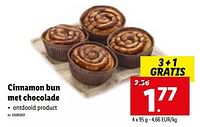 Cinnamon bun met chocolade-Huismerk - Lidl