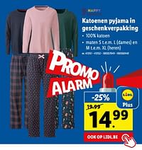 Katoenen pyjama in geschenkverpakking-Huismerk - Lidl