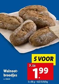 Walnootbroodjes-Huismerk - Lidl