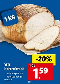 Wit boerenbrood-Huismerk - Lidl
