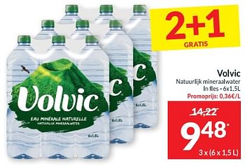 Promoties Volvic natuurlijk mineraalwater - Volvic - Geldig van 29/11/2022 tot 04/12/2022 bij Intermarche