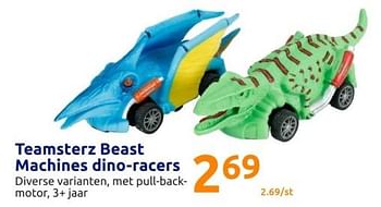 Promoties Teamsterz beast machines dino-racers - TeamsterZ - Geldig van 19/10/2022 tot 25/10/2022 bij Action