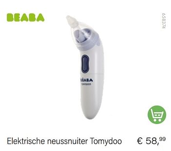 Promoties Beaba elektrische neussnuiter tomydoo - Beaba - Geldig van 01/12/2022 tot 31/12/2022 bij Multi Bazar